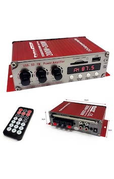 Mini Anfi 400 Watt 12v Bluetooth Usb Sd Fm Radio Poke