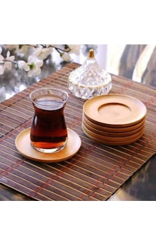 Deconox Bambu Yuvarlak Çay Tabağı Bardak Altlığı 6 'lı Set, Dekoratif Bambu Altlık Sku: Zeus8690010224255 002 - Altın Deconox Bambu Yuvarlak Çay Tabağı Bardak Altlığı 6 'lı Set, Dekoratif Bambu Altlık Sku: Zeus8690010224255 002 - Altın