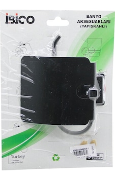 Siyah Metal Geniş Kapak Wc Kağıtlık Yapışkanlı Montaj Bny-703g Diğer Siyah Metal Geniş Kapak Wc Kağıtlık Yapışkanlı Montaj Bny-703g Diğer