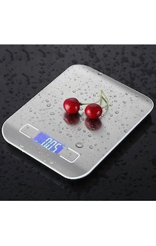 Platin Mutfak Terazisi Dijital Tartı Hassas Lcd Ekranlı 5 Kg