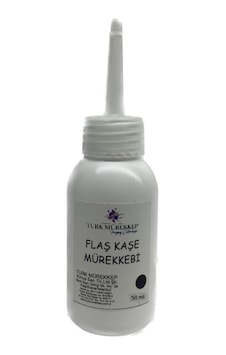 Flaş Kaşe Mürekkebi Siyah 50 Ml Flaş Kaşe Mürekkebi Siyah 50 Ml
