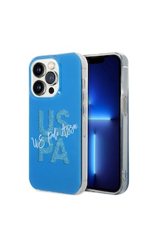 Apple iPhone Uyumlu 15 Pro Kılıf U.s. Polo Assn.  Lisanslı Simli Parlak Alfabe Tasarım Kapak