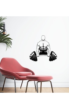 Bk Home Gym Tasarımlı Duvar Sticker-41 Bk Home Gym Tasarımlı Duvar Sticker-41