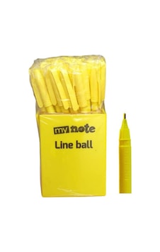 Mynote Line Ball 50'li Pp Kutu Pastel Sarı Pastel Sarı Mynote Line Ball 50'li Pp Kutu Pastel Sarı Pastel Sarı