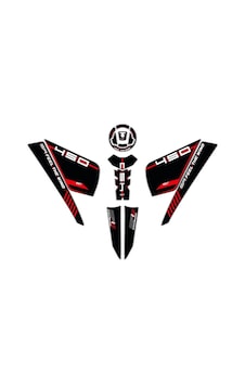 Gp Kompozit Cf Moto 450 Sr 2023-2026 Uyumlu Tank Pad Seti Kırmızı Gp Kompozit Cf Moto 450 Sr 2023-2026 Uyumlu Tank Pad Seti Kırmızı