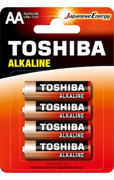 TOSHIBA LR6 BLS Alkalin AA Kalem Pil 4 lü TOSHIBA LR6 BLS Alkalin AA Kalem Pil 4 lü