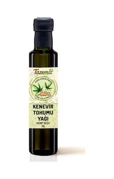 Tazemiz Soğuk Sıkım Kenevir Tohumu Yağı 250 ML Tazemiz Soğuk Sıkım Kenevir Tohumu Yağı 250 ML