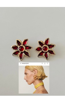 Marka Model Bordo Çiçek Küpe Kadın Tasarım Küpe Bordo Marka Model Bordo Çiçek Küpe Kadın Tasarım Küpe Bordo