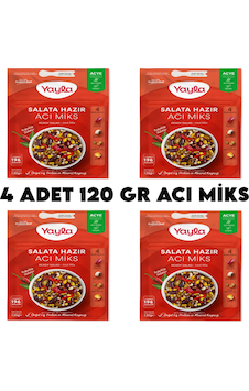 Yayla Acı Miks Hazır Salata X 4 Adet Yayla Acı Miks Hazır Salata X 4 Adet
