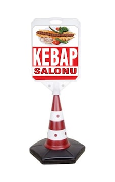 Kebab Temalı Reklam ve Uyarı Dubası Kebab Temalı Reklam ve Uyarı Dubası