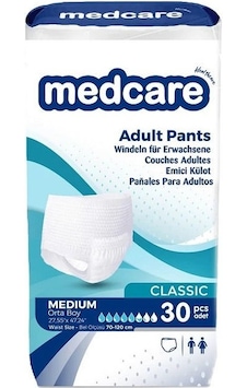 Medcare Emici Külot Hasta Bezi M 30'lu Medcare Emici Külot Hasta Bezi M 30'lu