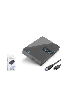 Hadron Hdx1792 2.5 İnç Sata Hdd/ssd Harici Disk Kutusu Usb 3.0 Micro-b - Siyah Hadron Hdx1792 2.5 İnç Sata Hdd/ssd Harici Disk Kutusu Usb 3.0 Micro-b - Siyah
