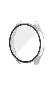 Galaxy Watch 5 44mm Sert Pc Kasa Ve Ekran Koruyucu Zore Watch Gard 14-gümüş