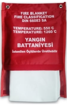 Yangın Battaniyesi Çantalı