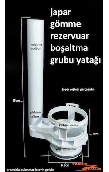 Japar Gömme Rezervuar Boşaltma Yatağı Borulu Tip Grubu Çift Kadem Japar Gömme Rezervuar Boşaltma Yatağı Borulu Tip Grubu Çift Kadem