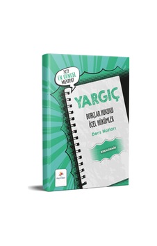 Yargıç Borçlar Hukuku Özel Hükümler Ders Notları Yargıç Borçlar Hukuku Özel Hükümler Ders Notları