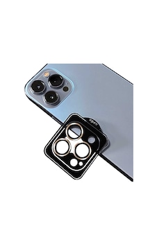 Apple Uyumlu iPhone 14 Pro Zore CL-09 Kamera Lens Koruyucu-Gold Gold