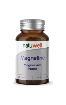 Natuwell Magneline Magnezyum Malat 60 Tablet Natuwell Magneline Magnezyum Malat 60 Tablet