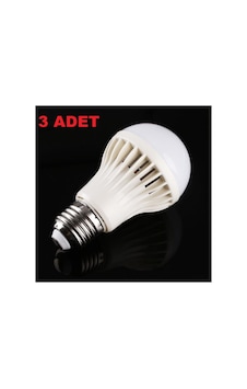 Enerji Tasarruflu Led Ampul 3'lü 7 W Çok Renkli