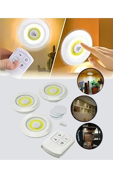 Kablosuz - 591 - Gün Işığı 3 Lü Led Spot - Cadde101 - Lamba Kumandalı Diğer Kablosuz - 591 - Gün Işığı 3 Lü Led Spot - Cadde101 - Lamba Kumandalı Diğer