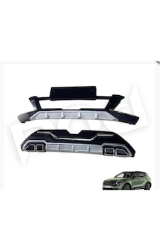 Kia Sportage 2022+ Ön Arka Tampon Koruma Difüzörü Set Kia Sportage 2022+ Ön Arka Tampon Koruma Difüzörü Set