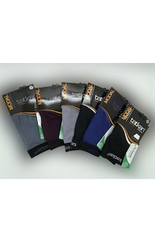 Tatkan Erkek Modal Karışık Renkli Boxer 6 Adet 001