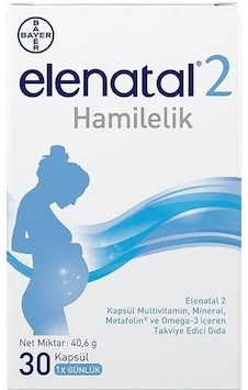 Elenatal 2 Hamilelik Omega-3 30 Kapsül Elenatal 2 Hamilelik Omega-3 30 Kapsül