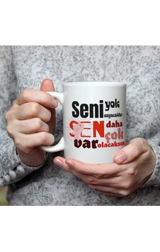 Seni Yok Sayacaklar Baskılı Kadınlar Günü Beyaz Kupa