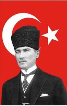 Türk Bayrağı Atatürk Posterli 70 X 105CM Türk Bayrağı Atatürk Posterli 70 X 105CM