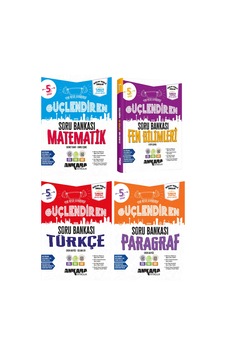 Ankara 2027 5. Sınıf Matematik + Fen Bilgisi + Türkçe + Paragraf Güçlendiren Soru Seti 4 Kitap Maarif Model Ankara 2027 5. Sınıf Matematik + Fen Bilgisi + Türkçe + Paragraf Güçlendiren Soru Seti 4 Kitap Maarif Model