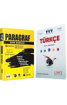 Limit Tyt Türkçe Ve Ens Tyt Ayt Paragraf Soru Bankası Seti 2 Kitap Limit Tyt Türkçe Ve Ens Tyt Ayt Paragraf Soru Bankası Seti 2 Kitap