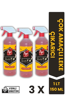 Leke Çıkarıcı Çok Amaçlı Organik Doğal Temizlik Spreyi 3 x 1 L Leke Çıkarıcı Çok Amaçlı Organik Doğal Temizlik Spreyi 3 x 1 L