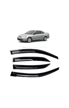 Honda Civic 01-05 Mugen Cam Rüzgarlığı 4 Parça