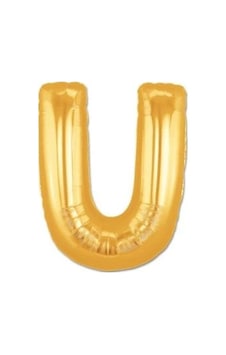 Tedar U Harf Folyo Balon Altın Renk 40 İnç Najmaddin Standart Tedar U Harf Folyo Balon Altın Renk 40 İnç Najmaddin Standart