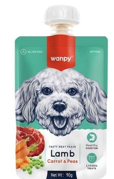Wanpy Taze Kuzulu Ve Havuçlu Köpek Et Ezmesi 90 Gr Wanpy Taze Kuzulu Ve Havuçlu Köpek Et Ezmesi 90 Gr