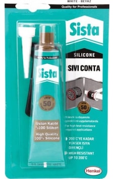 Sista Silikon Rtv Kırmızı 50gr Sista Silikon Rtv Kırmızı 50gr