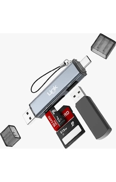 A208 3'ü 1 Arada Usb-a / Usb-c, Tf Ve Sd Kart Okuyucu A208 3'ü 1 Arada Usb-a / Usb-c, Tf Ve Sd Kart Okuyucu