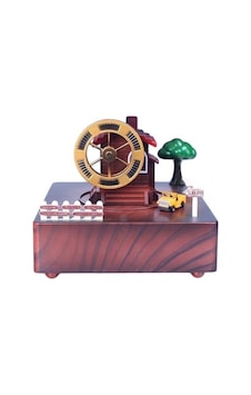 Buffer Şehir Etrafında Dönen Uçak Müzik Kutusu Buffer Şehir Etrafında Dönen Uçak Müzik Kutusu