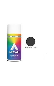 Akçalı Mat Sıyah Düz Sprey Boya 526 Akçalı Mat Sıyah Düz Sprey Boya 526