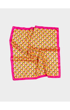Juste Fuşya Geometrik Desen Bandana-fular Çok Renkli Juste Fuşya Geometrik Desen Bandana-fular Çok Renkli