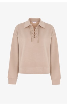 Penti Bej İpeksi Dokunuş Silky Touch Bağcıklı Uzun Kollu Sweatshirt Penti Bej İpeksi Dokunuş Silky Touch Bağcıklı Uzun Kollu Sweatshirt