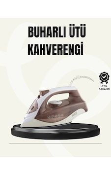 Buharlı Ütü 2200w Seramik Taban 300 Ml Kahverengi Dikey Ütüleme Buharlı Ütü 2200w Seramik Taban 300 Ml Kahverengi Dikey Ütüleme
