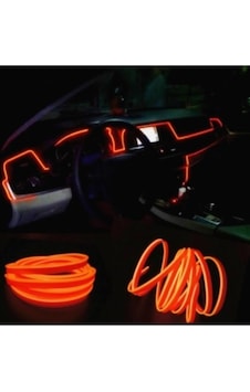 Ip Neon - Ip Neon Led Turuncu 2 Metre - Araç Içi Ip Neon Led - Torpido Ip Led - Torpido Led