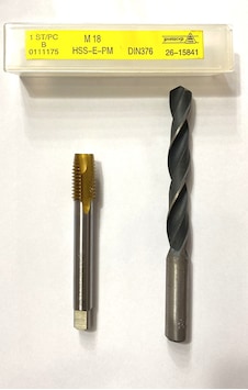M18 Titan Kaplı Düz Kılavuz 16.5 MM Hss Matkap Ucu M18 Titan Kaplı Düz Kılavuz 16.5 MM Hss Matkap Ucu