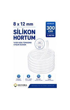 %100 Silikon Hortum 8x13 Mm-iç Çap 8 Mm-dış Çap 13 Mm-3 Metre-gıda Temasına Uygun, Şeffaf, Esnek - 924365856 %100 Silikon Hortum 8x13 Mm-iç Çap 8 Mm-dış Çap 13 Mm-3 Metre-gıda Temasına Uygun, Şeffaf, Esnek - 924365856