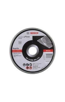 Bosch 125x1.0mm Standard For Inox Rapido 10'lu Kesici Disk Bosch 125x1.0mm Standard For Inox Rapido 10'lu Kesici Disk