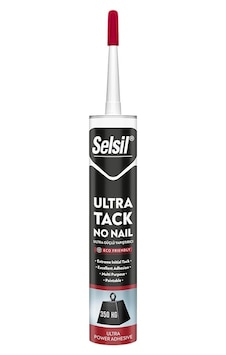Selsil 3753 Ultra Tack No Nail Montaj Yapıştırıcı 290ml Beyaz- 12'li Paket Selsil 3753 Ultra Tack No Nail Montaj Yapıştırıcı 290ml Beyaz- 12'li Paket