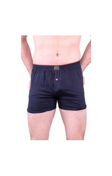 Erkek Gri Önü Düğmeli Pamuklu Boxer 1146 6'Lı Paket 001