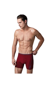 Eros Ers014 Compact Renkli Boxer - Bordo