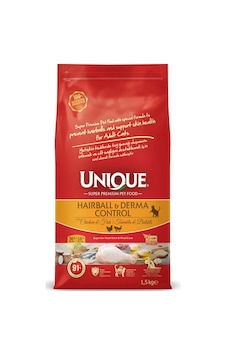 Unique Tüy Yumağı Önleyici Ve Dermatolojik Destekleyici Tavuklu Balıklı Yetişkin Kedi Maması 1,5 Kg Unique Tüy Yumağı Önleyici Ve Dermatolojik Destekleyici Tavuklu Balıklı Yetişkin Kedi Maması 1,5 Kg